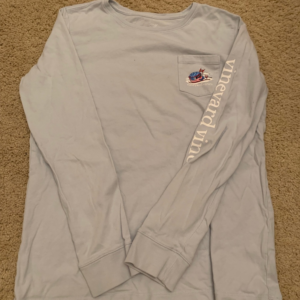 Girls vineyard vines long sleeve tee size L (14)